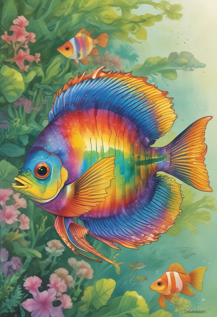 Couverture du livre Arc-en-ciel le plus beau poisson des océans