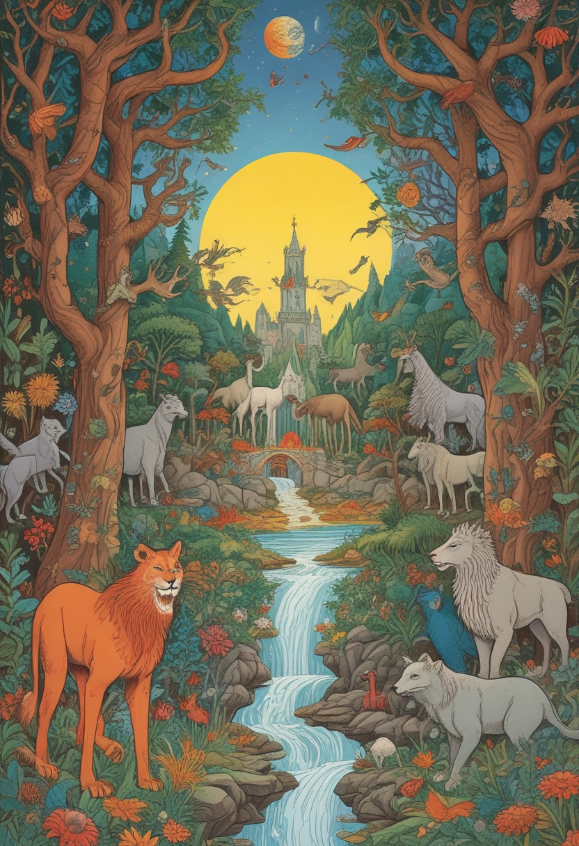 Couverture des Chroniques de Narnia