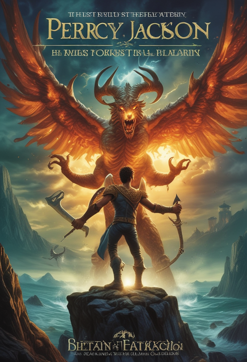 Couverture du premier tome de Percy Jackson